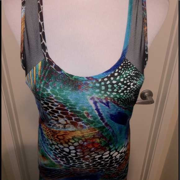 Gorgeous colorful animal print “Cameo” maxi dress - Picture 4 of 14